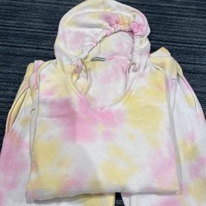 Tie dye warmup suit